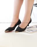 کفش پاشنه مجلسی فلورا